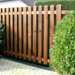 Portillon en Bois Rustique pour un Accueil Chaleureux Dreux